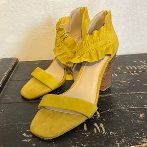 Yellow Sandal Heels